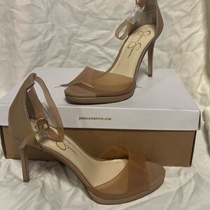 Jessica Simpson Daisile nude heels